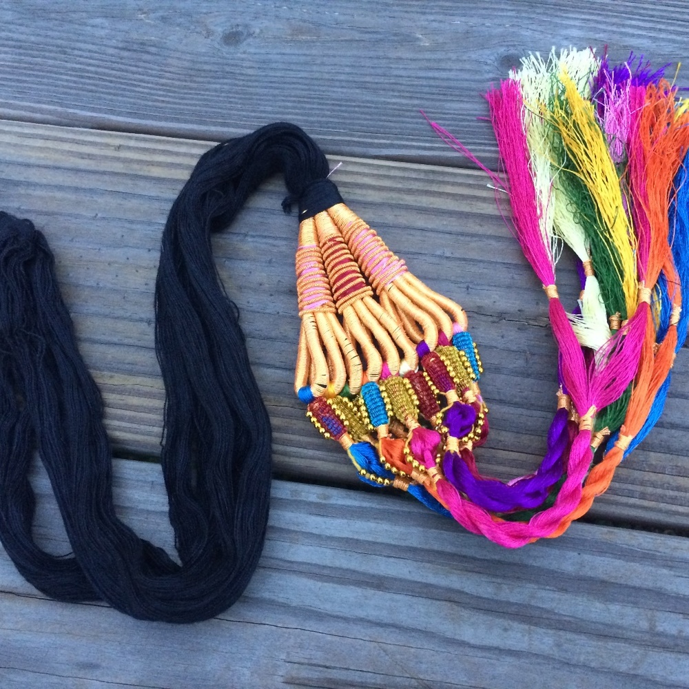 Paranda Hair Braided Accessory Multi-Color Black